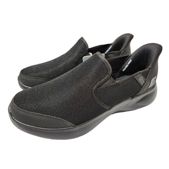 S Sport by Skechers Hands Free Step Ins Men's size 9.5 Black Memory Foam - Picture 1 of 7